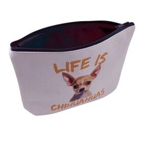 Life is Chihuahua:‎ Makeup Bags for Chihuahua Mom Lovers!